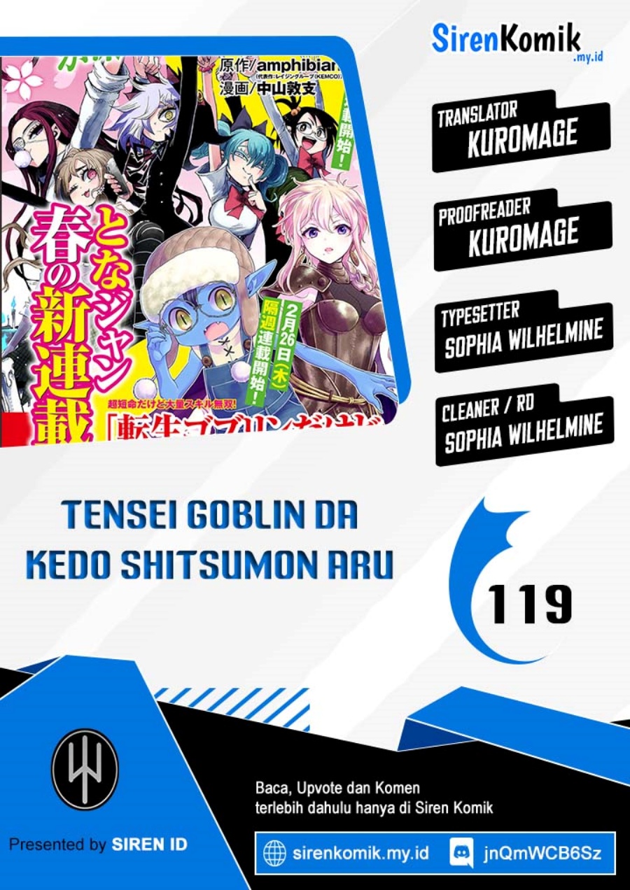 Tensei Goblin da kedo Shitsumon aru? Chapter 119 Bahasa Indonesia